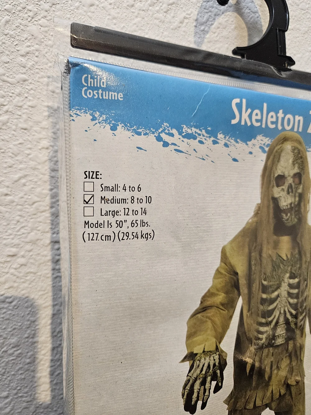 Skeleton Zombie Kids Costume in Yellow - Child Halloween Outfit
